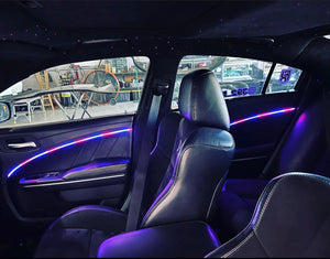 Flow Series LED Interior Dash Trim Ambient Lighting + Footwell Lighting Kit LED headlight kit AutoLEDTech Oracle Lighting Trendz Flow Series RGBHaloKits OneUpLighting Morimoto