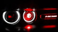 Dodge Mopar LED Badge Emblem Logos (RGB/White) LED headlight kit AutoLEDTech Oracle Lighting Trendz Flow Series RGBHaloKits OneUpLighting Morimoto