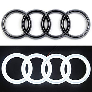 Audi Rings RGBW Color-Changing LED Emblem Logo Badge (Flow Series) LED headlight kit AutoLEDTech Oracle Lighting Trendz Flow Series RGBHaloKits OneUpLighting Morimoto