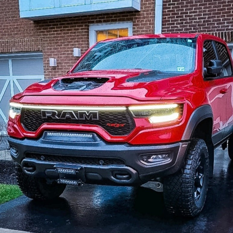 2021-2023+ Ram TRX 1500 LED Grill Accent Lights Kit LED headlight kit AutoLEDTech Oracle Lighting Trendz Flow Series RGBHaloKits OneUpLighting Morimoto