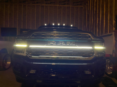 2019-2023+ Ram 2500 3500 Limited LED Grill Accent Lights Kit LED headlight kit AutoLEDTech Oracle Lighting Trendz Flow Series RGBHaloKits OneUpLighting Morimoto