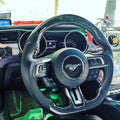 2015-2017 Ford Mustang Custom Carbon Fiber Steering Wheel w/ LED RPM Display LED headlight kit AutoLEDTech Oracle Lighting Trendz Flow Series RGBHaloKits OneUpLighting Morimoto