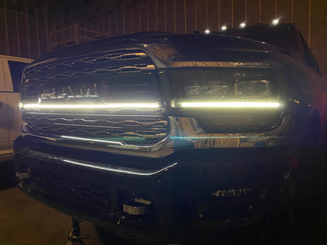 2019-2023+ Ram 2500 3500 Limited LED Grill Accent Lights Kit LED headlight kit AutoLEDTech Oracle Lighting Trendz Flow Series RGBHaloKits OneUpLighting Morimoto