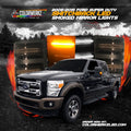 2008-2016 Ford F250 F350 Super Duty Switchback LED Smoked Mirror Lights LED headlight kit AutoLEDTech Oracle Lighting Trendz Flow Series RGBHaloKits OneUpLighting Morimoto