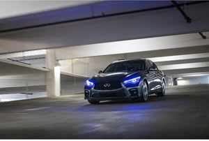 2014-2023 Infiniti Q50 Q70 RGBW Color-Chasing LED DRL Boards LED headlight kit AutoLEDTech Oracle Lighting Trendz Flow Series RGBHaloKits OneUpLighting Morimoto