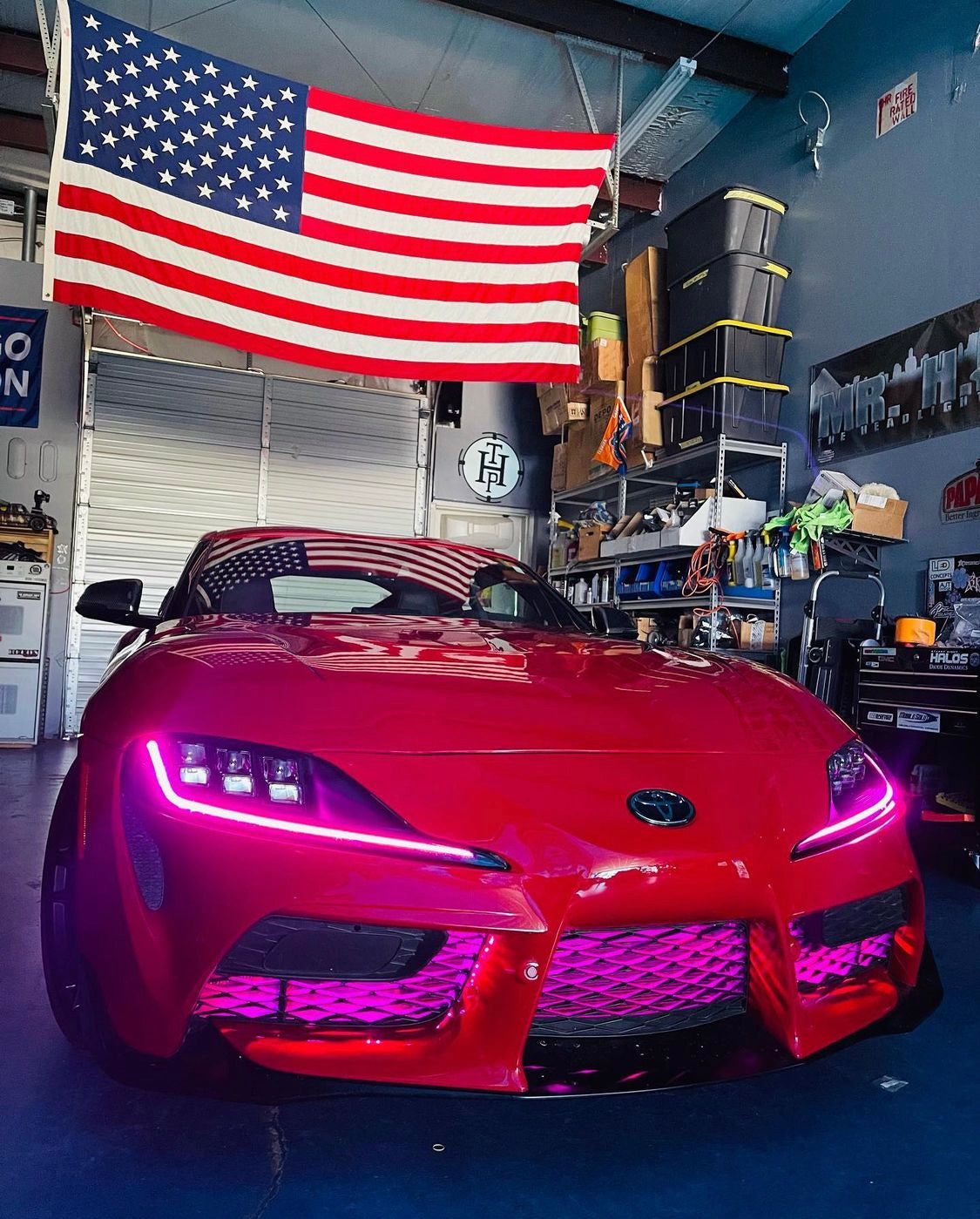 2019-2022 Toyota Supra GR MK5 RGBW +A LED DRL Boards LED headlight kit AutoLEDTech Oracle Lighting Trendz Flow Series RGBHaloKits OneUpLighting Morimoto