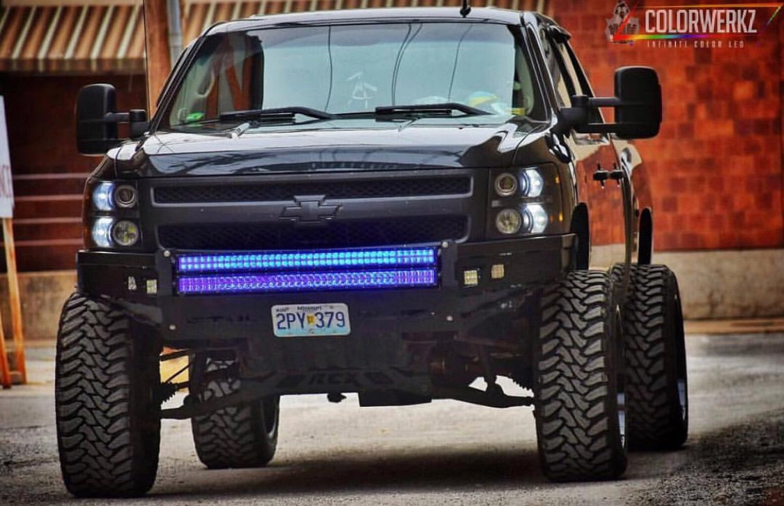 RGB Backlit Chameleon Series Light Bars LED headlight kit AutoLEDTech Oracle Lighting Trendz Flow Series RGBHaloKits OneUpLighting Morimoto