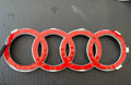 White LED Audi Rings Emblem Logo Badge (273mm x 94mm) LED headlight kit AutoLEDTech Oracle Lighting Trendz Flow Series RGBHaloKits OneUpLighting Morimoto