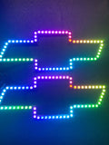 Chevy Bowtie RGBW LED Emblem Logo Badge (RGBW | Flow Series) LED headlight kit AutoLEDTech Oracle Lighting Trendz Flow Series RGBHaloKits OneUpLighting Morimoto
