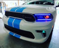 2021-2023 Dodge Durango RGBW Color-Chasing LED DRL Board Tube Kit LED headlight kit AutoLEDTech Oracle Lighting Trendz Flow Series RGBHaloKits OneUpLighting Morimoto