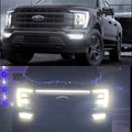 2021-2023 Ford F150 LED Grill Accent Lights Kit | Lariat LED headlight kit AutoLEDTech Oracle Lighting Trendz Flow Series RGBHaloKits OneUpLighting Morimoto