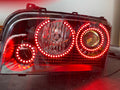 2008-2010 Dodge Charger RGBW Color-Chasing LED Halo Projector Headlights (Flow Series) LED headlight kit AutoLEDTech Oracle Lighting Trendz Flow Series RGBHaloKits OneUpLighting Morimoto