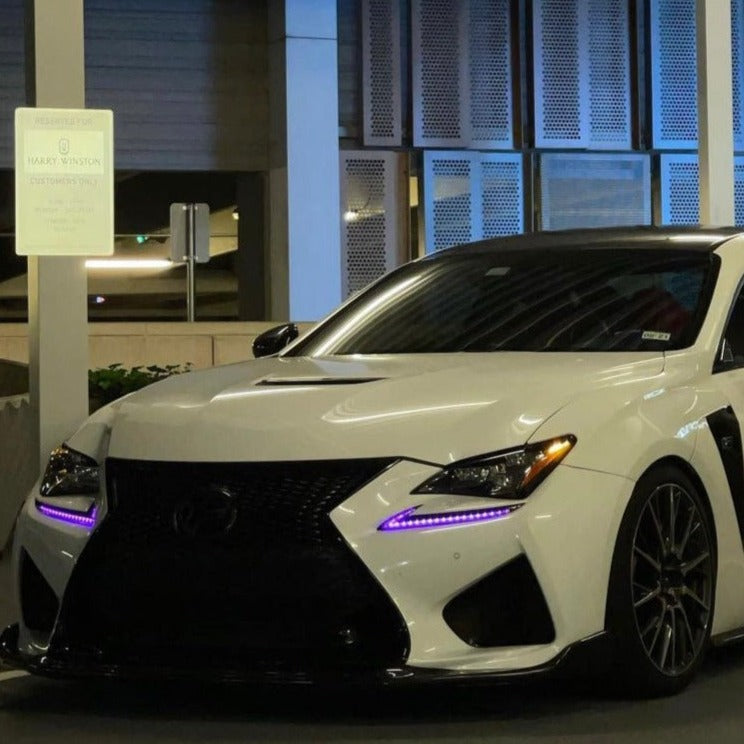 2015-2018 Lexus RC 300 350  F RGBW Color-Chasing LED DRL Boards LED headlight kit AutoLEDTech Oracle Lighting Trendz Flow Series RGBHaloKits OneUpLighting Morimoto