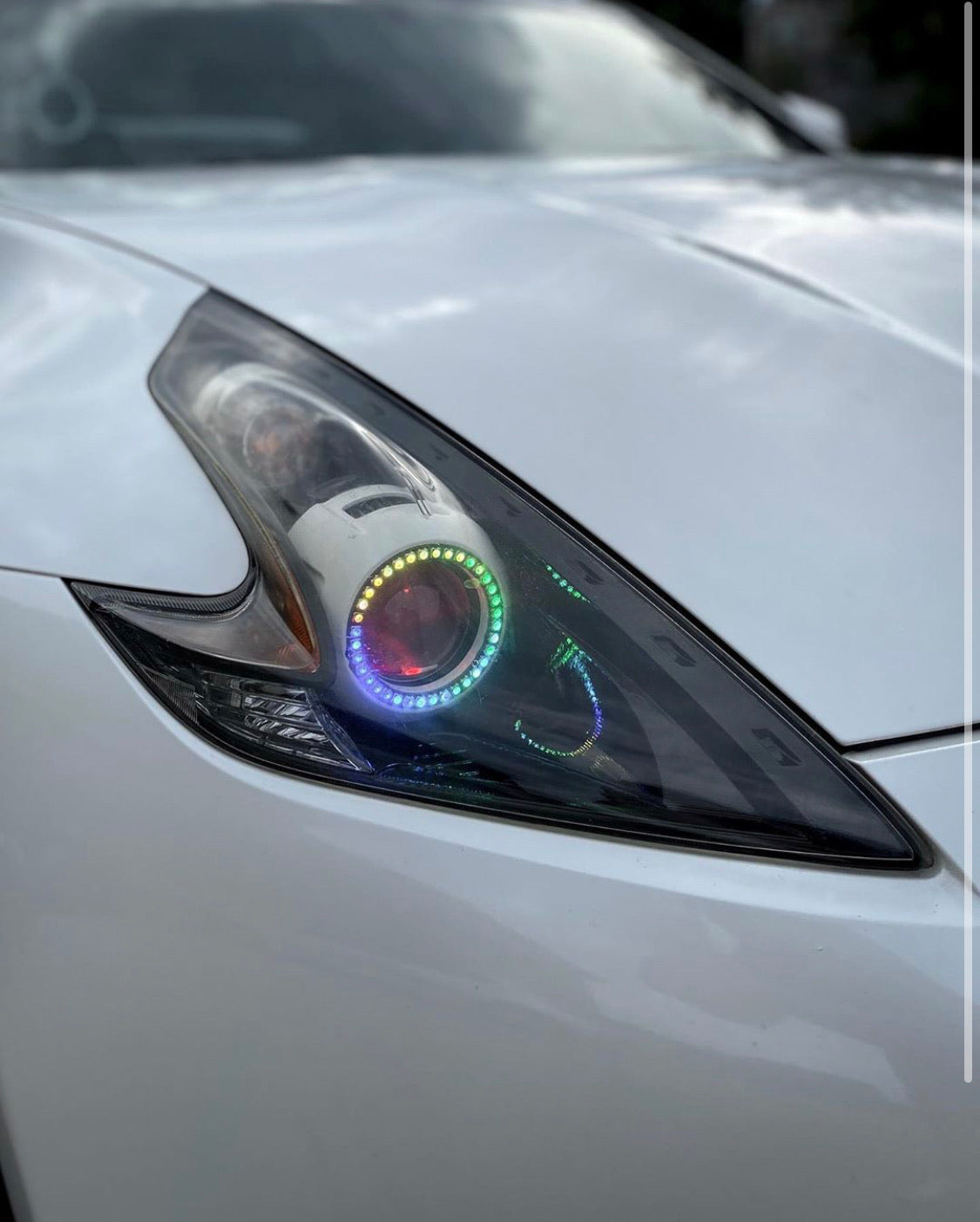 2009-2020 Nissan 370z RGBW Flow Series LED Halo Kit – AutoLEDTech.com