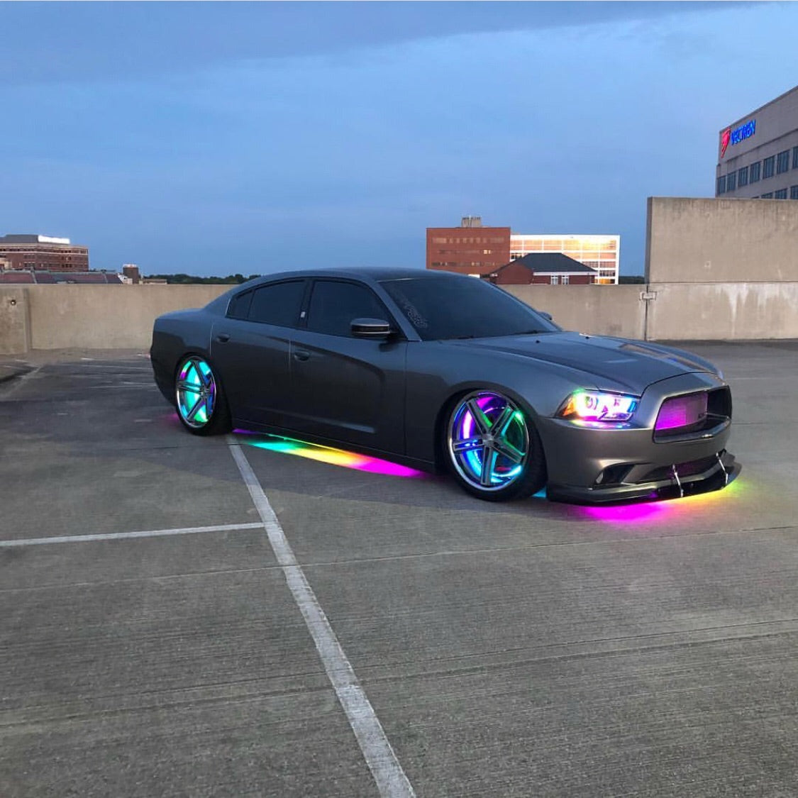 6-Piece Flexible RGBW Color-Chasing LED Symmetrical Underbody Underglow Lights Kit LED headlight kit AutoLEDTech Oracle Lighting Trendz Flow Series RGBHaloKits OneUpLighting Morimoto