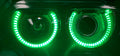 2008-2014 Dodge Challenger RGBW Color-Chasing LED Halo DRL Projector Headlights - 2015+ Style Design LED headlight kit AutoLEDTech Oracle Lighting Trendz Flow Series RGBHaloKits OneUpLighting Morimoto