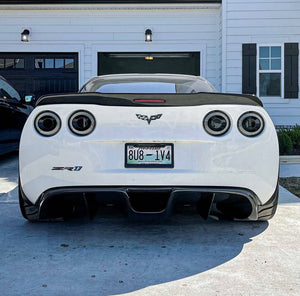 2005-2013 Chevrolet C6 Corvette LED DRL Projector Headlights - 2014+ Replica Design LED headlight kit AutoLEDTech Oracle Lighting Trendz Flow Series RGBHaloKits OneUpLighting Morimoto
