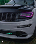 Dodge Mopar LED Badge Emblem Logos (RGB/White) LED headlight kit AutoLEDTech Oracle Lighting Trendz Flow Series RGBHaloKits OneUpLighting Morimoto