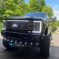 2017-2019 Ford Super Duty F250 F350 SINGLE TOP LED Grill Accent Light Kit | XL, XLT, KR, Lariat, Platinum LED headlight kit AutoLEDTech Oracle Lighting Trendz Flow Series RGBHaloKits OneUpLighting Morimoto