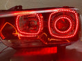 2011-2014 Dodge Charger RGBW Color-Chasing LED Halo OEM Projector Headlights (Flow Series) LED headlight kit AutoLEDTech Oracle Lighting Trendz Flow Series RGBHaloKits OneUpLighting Morimoto