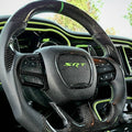 2015-2023 Dodge Charger Custom Carbon Fiber Steering Wheel w/ LED RPM Display LED headlight kit AutoLEDTech Oracle Lighting Trendz Flow Series RGBHaloKits OneUpLighting Morimoto