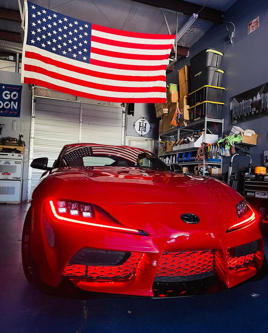 2019-2022 Toyota Supra GR MK5 RGBW +A LED DRL Boards LED headlight kit AutoLEDTech Oracle Lighting Trendz Flow Series RGBHaloKits OneUpLighting Morimoto