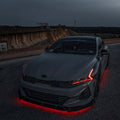 2021+ Kia K5 RGBW Color-Chasing LED DRL Tube Kit LED headlight kit AutoLEDTech Oracle Lighting Trendz Flow Series RGBHaloKits OneUpLighting Morimoto