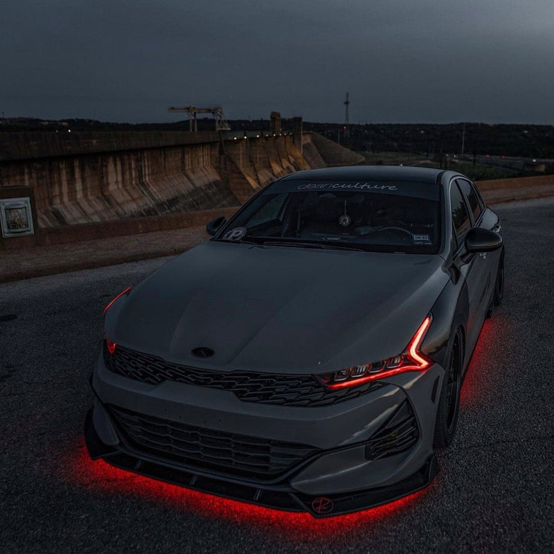 2021+ Kia K5 RGBW Color-Chasing LED DRL Tube Kit LED headlight kit AutoLEDTech Oracle Lighting Trendz Flow Series RGBHaloKits OneUpLighting Morimoto