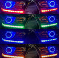 2014-2020 Dodge Durango RGBW Flow Series LED DRL Boards LED headlight kit AutoLEDTech Oracle Lighting Trendz Flow Series RGBHaloKits OneUpLighting Morimoto