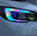 2018-2021 Subaru Impreza WRX STI RGBW Color-Chasing C-Bar LED DRL Board Halo Kit LED headlight kit AutoLEDTech Oracle Lighting Trendz Flow Series RGBHaloKits OneUpLighting Morimoto