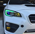 2015-2017 Subaru Impreza WRX STI RGBW Color-Chasing C-Bar LED DRL Board Halo Kit LED headlight kit AutoLEDTech Oracle Lighting Trendz Flow Series RGBHaloKits OneUpLighting Morimoto