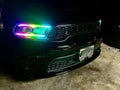 2021-2023+ Dodge Durango RGBW Color-Chasing LED DRL Prebuilt Headlights (Flow Series) LED headlight kit AutoLEDTech Oracle Lighting Trendz Flow Series RGBHaloKits OneUpLighting Morimoto