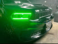 2021-2023+ Dodge Durango RGBW Color-Chasing LED DRL Prebuilt Headlights (Flow Series) LED headlight kit AutoLEDTech Oracle Lighting Trendz Flow Series RGBHaloKits OneUpLighting Morimoto