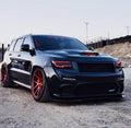 2011-2021 Jeep Grand Cherokee WK2 RGBW Color-Chasing LED DRL Replacement Headlights - Halogen to LED DRL HID Conversion LED headlight kit AutoLEDTech Oracle Lighting Trendz Flow Series RGBHaloKits OneUpLighting Morimoto