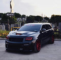 2011-2021 Jeep Grand Cherokee WK2 RGBW Color-Chasing LED DRL Replacement Headlights - Halogen to LED DRL HID Conversion LED headlight kit AutoLEDTech Oracle Lighting Trendz Flow Series RGBHaloKits OneUpLighting Morimoto