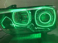 2011-2014 Dodge Charger RGBW Color-Chasing LED Halo Kit LED headlight kit AutoLEDTech Oracle Lighting Trendz Flow Series RGBHaloKits OneUpLighting Morimoto
