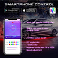2014-2020 Cadillac CTS CTS-V RGBW Color-Chasing LED Halo + DRL Tube Kit LED headlight kit AutoLEDTech Oracle Lighting Trendz Flow Series RGBHaloKits OneUpLighting Morimoto