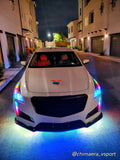 2020-2023 Cadillac CT-4 CT-5 CT-6 RGBW Color-Chasing LED DRL Tube Kit LED headlight kit AutoLEDTech Oracle Lighting Trendz Flow Series RGBHaloKits OneUpLighting Morimoto