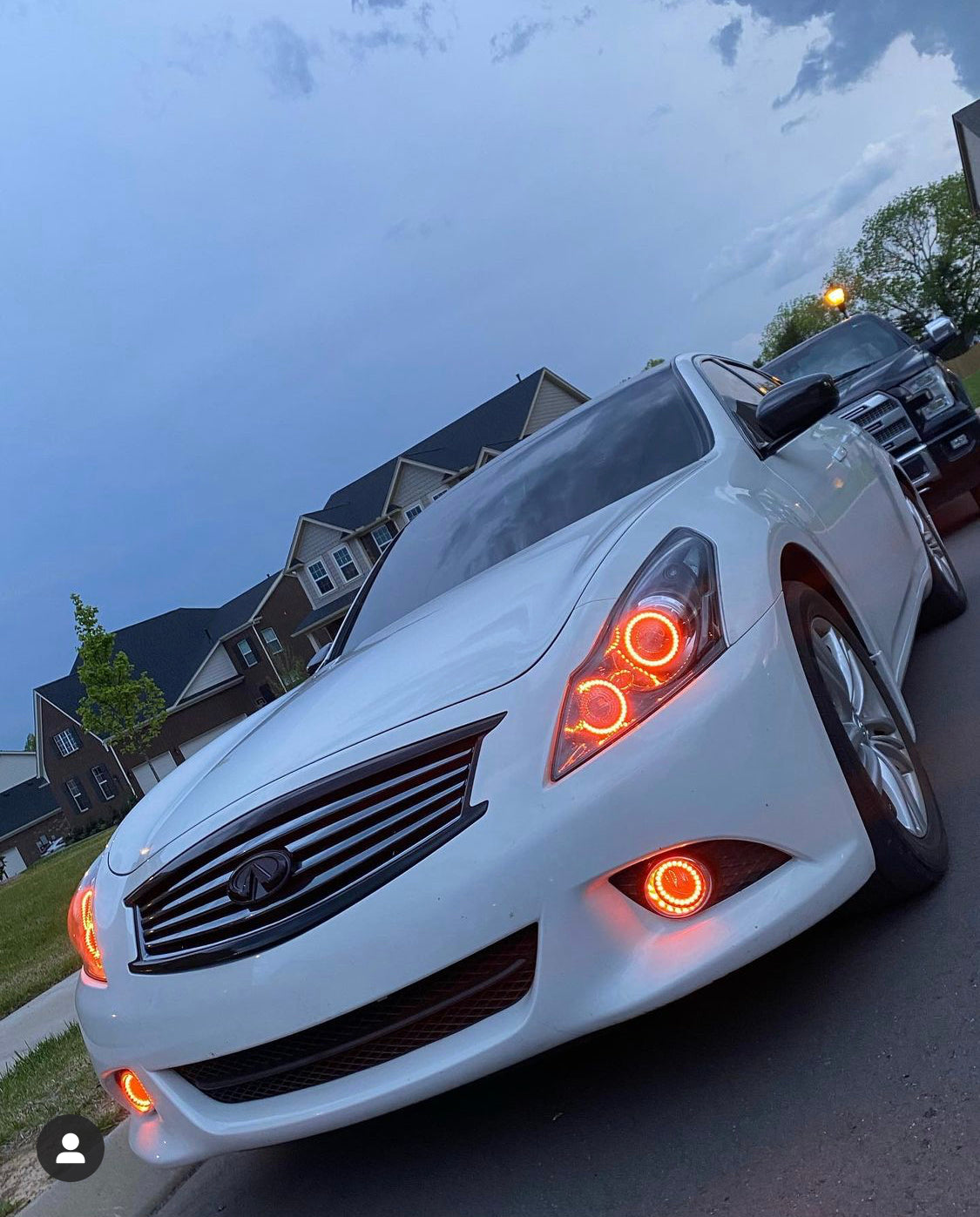 2007-2015 Infiniti G37/Q40/Q60 RGBW Color-Chasing Halo Kit LED headlight kit AutoLEDTech Oracle Lighting Trendz Flow Series RGBHaloKits OneUpLighting Morimoto