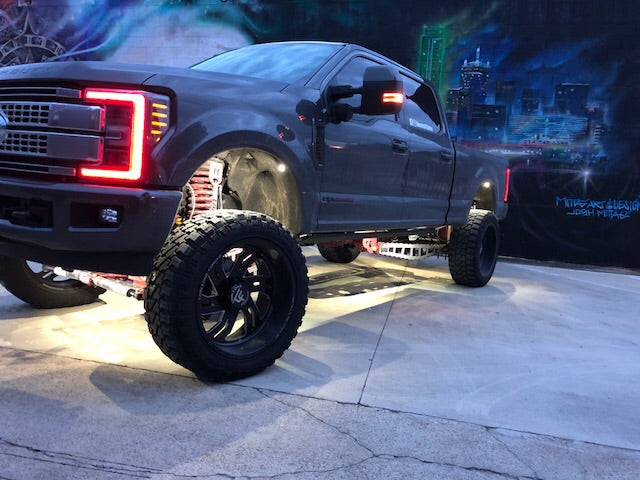 2017-2019 Ford F250 F350 Super Duty RGBW +A LED DRL Boards LED headlight kit AutoLEDTech Oracle Lighting Trendz Flow Series RGBHaloKits OneUpLighting Morimoto