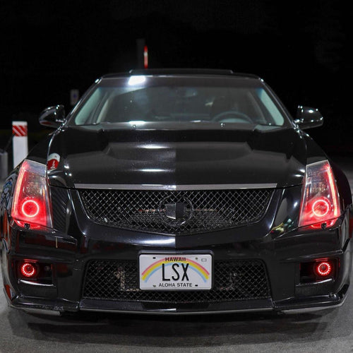2008-2015 Cadillac CTS & CTS-V RGBW +A LED DRL Boards LED headlight kit AutoLEDTech Oracle Lighting Trendz Flow Series RGBHaloKits OneUpLighting Morimoto