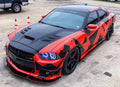 2011-2014 Dodge Charger RGBW Color-Chasing LED Halo OEM Projector Headlights (Flow Series) LED headlight kit AutoLEDTech Oracle Lighting Trendz Flow Series RGBHaloKits OneUpLighting Morimoto