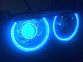 2008-2014 Dodge Challenger RGBW Color-Chasing LED Halo Prebuilt Projector Headlights (Flow Series) LED headlight kit AutoLEDTech Oracle Lighting Trendz Flow Series RGBHaloKits OneUpLighting Morimoto