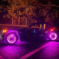 2015-2023 Polaris Slingshot RGB Color-Chasing LED Wheel Ring Lights Kit (Flow Series) LED headlight kit AutoLEDTech Oracle Lighting Trendz Flow Series RGBHaloKits OneUpLighting Morimoto