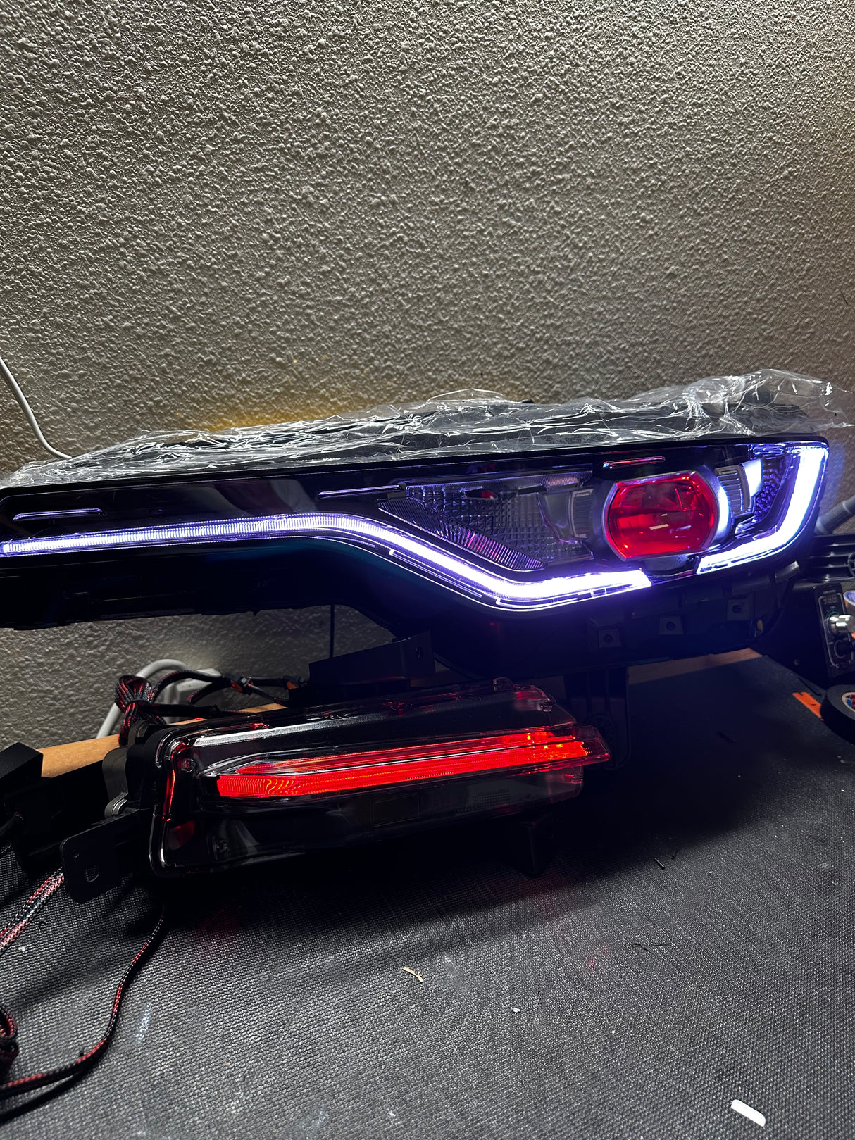 2019-2023 Chevrolet Camaro LT RS SS RGBW LED DRL Prebuilt Headlights & Fog Lights (Color-Changing) LED headlight kit AutoLEDTech Oracle Lighting Trendz Flow Series RGBHaloKits OneUpLighting Morimoto