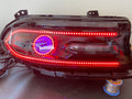 2015-2023 Dodge Charger RGBW Color-Chasing LED DRL Boards (Flow Series) LED headlight kit AutoLEDTech Oracle Lighting Trendz Flow Series RGBHaloKits OneUpLighting Morimoto