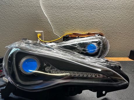 2012-2020 Subaru BRZ RGBW Color-Chasing Spec-D LED Halo DRL Headlights LED headlight kit AutoLEDTech Oracle Lighting Trendz Flow Series RGBHaloKits OneUpLighting Morimoto