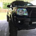 2005-2011 Toyota Tacoma Color-Chasing Halo Kit LED headlight kit AutoLEDTech Oracle Lighting Trendz Flow Series RGBHaloKits OneUpLighting Morimoto