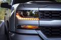 2016-2018 Chevrolet Silverado RGBW Color-Chasing LED DRL Boards LED headlight kit AutoLEDTech Oracle Lighting Trendz Flow Series RGBHaloKits OneUpLighting Morimoto