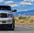 2009-2018 Dodge Ram 1500 2500 RGBW Color-Chasing LED Halo DRL Prebuilt Headlights LED headlight kit AutoLEDTech Oracle Lighting Trendz Flow Series RGBHaloKits OneUpLighting Morimoto